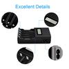 PALO 4pcs 1.2V Mi-mh AA 3000mAh Rechargeable Battery + 4 Cells USB LCD Charger for Aa Aaa