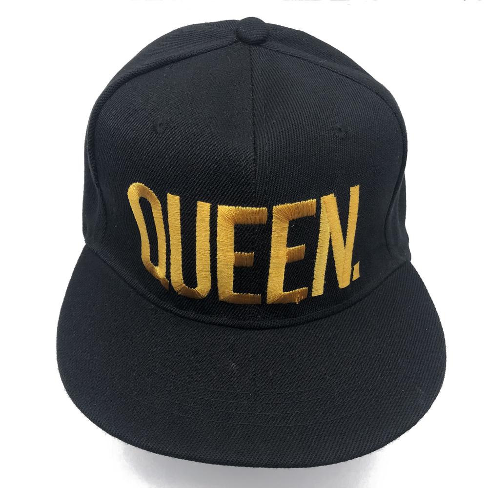 1PC KING Embroidered  Lover Men Women Baseball Cap Black Hip Hop Snapback  Chapeau Bone Masculino Hats