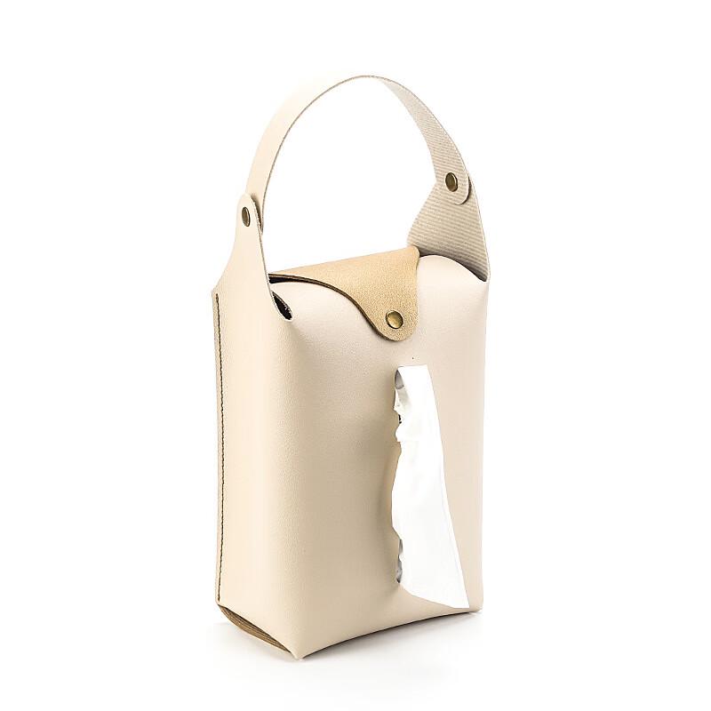 Zhizhou Portable Leather Tissue Holder for Camping & Desktop