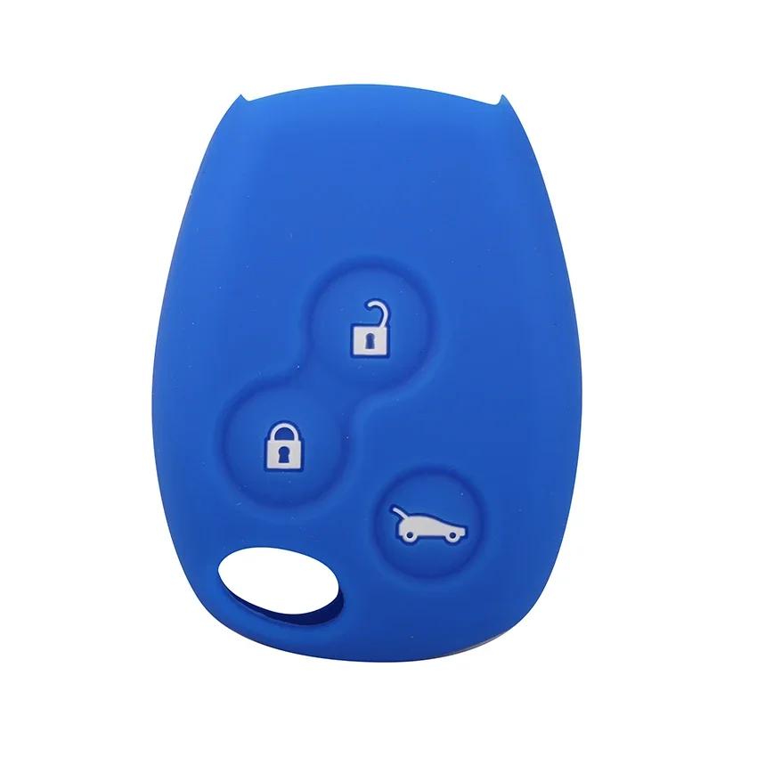 Cocolockey For Renault Trafic Vivaro Primastar Opel Movano Kangoo Logan 2 Clio 3 Buttons Silicone Keys Fob Car Key Cover Case