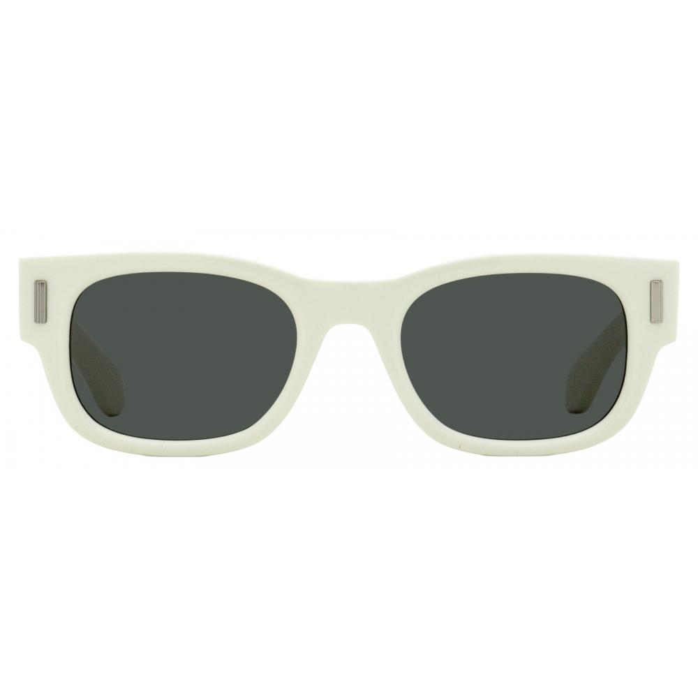 Salvatore Ferragamo Ferragamo Men S Rectangular Rivet SunglaSSeS Sf2064Se 103 Ivory 51mm 103