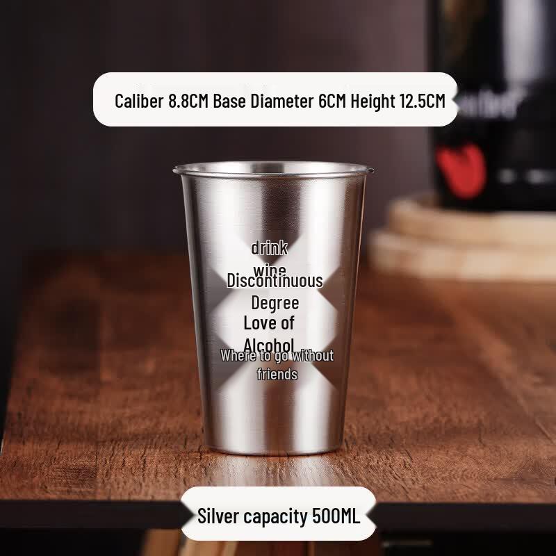Stainless Steel 500ml Drink Mug