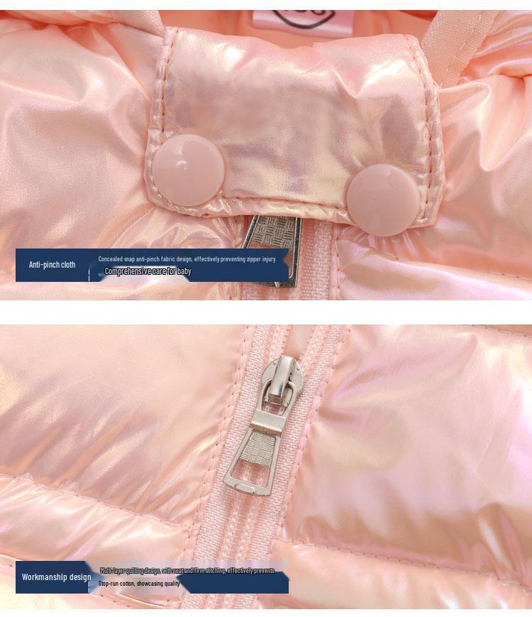 2024 Autumn/Winter Kids Down Cotton Jacket - Warm, Wash-Free Coat for Boys and Girls