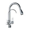 Brass Filter Kitchen Faucet Brushed Nickel