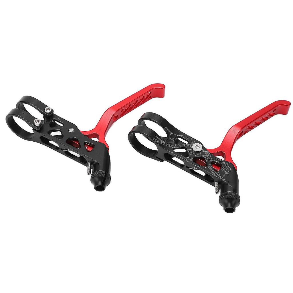 MEIJUN 1 Par de Manetes de Freio de Bicicleta Liga de Alumínio Manopla de Freio de Bicicleta para Brompton 3sixty Mountain Bike Vermelho
