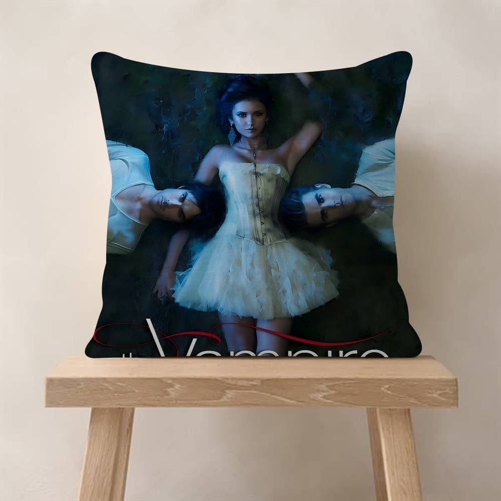 The VVampire Diaries Pillowcase Toon Gift Cushion Cover Bedroom Home Sofa Chair Seat Decor Pillow Case