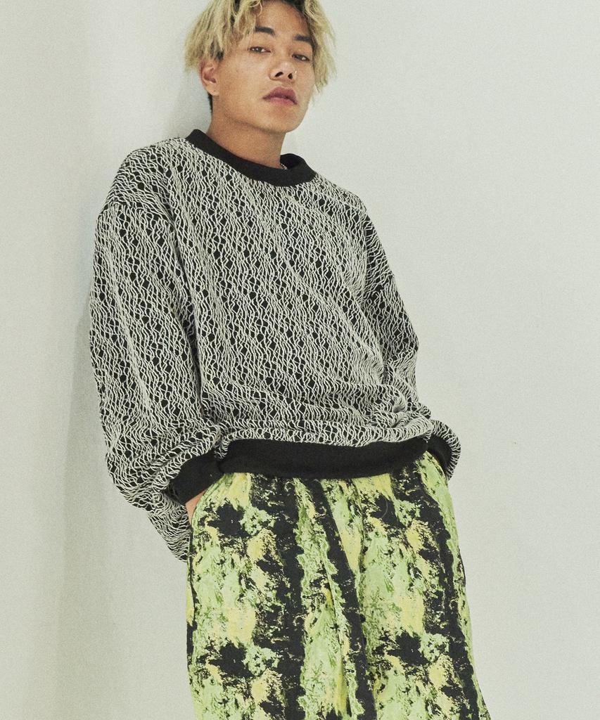 F8KE CHEMICAL CLUB Night Dune Sweater