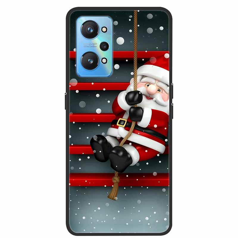 Christmas Cover For Realme GT Neo 2 2T 3 3T Cases Lovely Soft TPU Silicone Covers for Realme C21Y C25Y Q5 Pro Neo2 Neo3 Neo2T