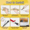 Professional Self-Adhesive Wall Cord Hider Raceway Wall Mount Wire Cover 1m Flexible Cable Concealer Home Office
