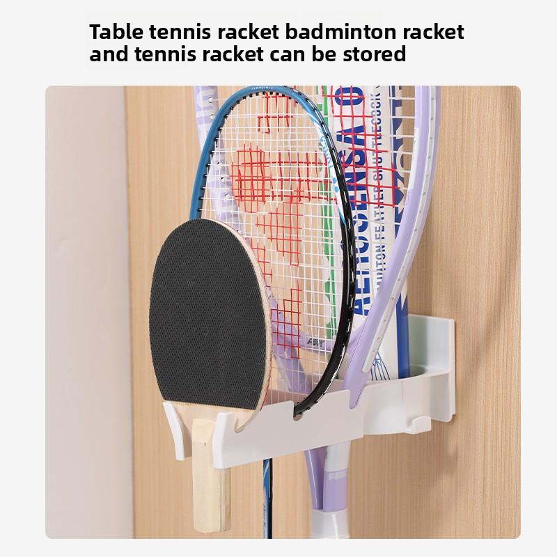 Racket Storage Rack Hanger Easy To Take Away No Punching Door Hanger Tennis Racket Table Tennis Racket Hanger