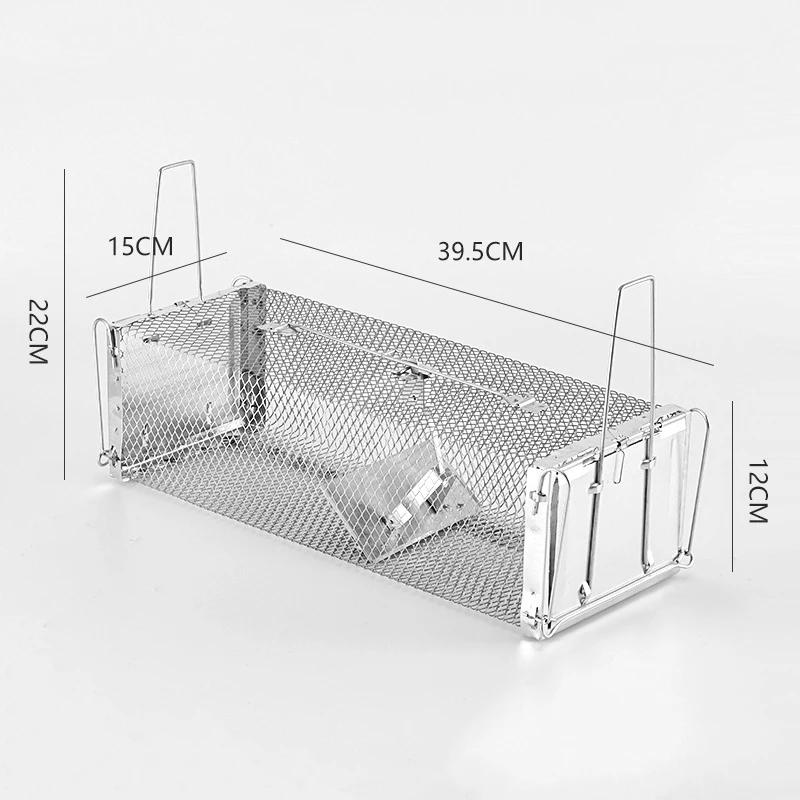Nager vertreiben mit automatischem Metallkäfig; Effektive Rattenbekämpfung für große Ratten in Wohnbereichen