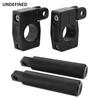 38mm 1.5'' Highway Pegs Adjustable Footpegs Chopper Bobber Engine Guard Crash Bar Footrest Mount For Honda Harley Sportster Dyna
