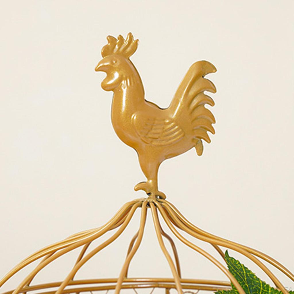 Decorative Egg Storage Basket with Handle for Dining Table Use