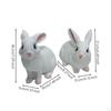 Hare Figurines Endearing Outdoor Ornaments for Gardeners,