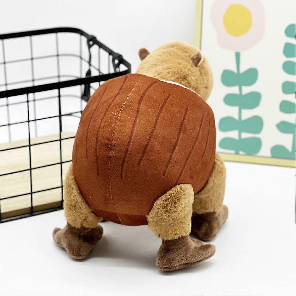 Brainrot Italian Animals Plush Toy - Cute Coconut Capybara Plush, Soft Stuffed Doll Gifts for Kids Fans