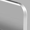 Vertical Laptop Stand 3 Slots Orderly Storage Width Adjustment Laptop Organizer for Homes Office Silver