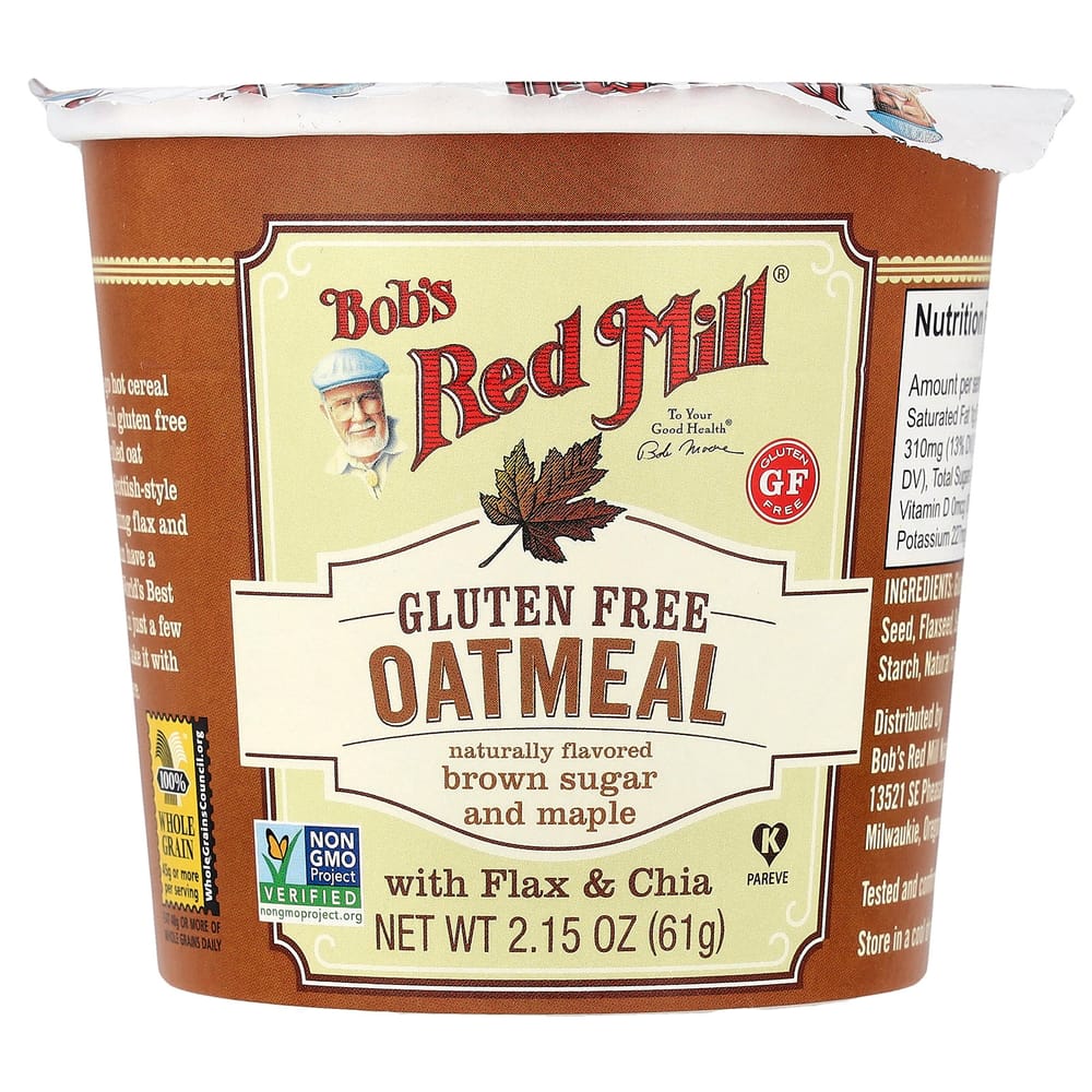 Bob s Red Mill Oatmeal Cup Brown Sugar & Maple 61g (2.15oz)