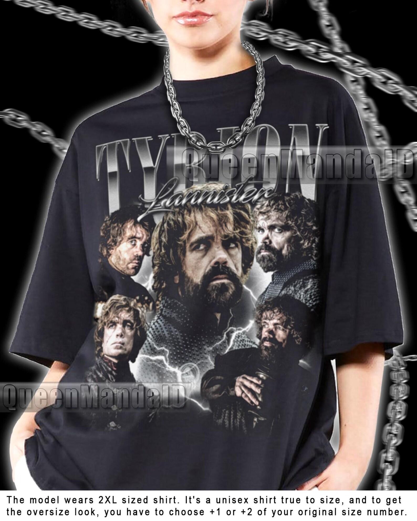 Tyrion Lannister 90s Retro Fan T-Shirt, Unisex Movie Bootleg Style Tee KUS43 L