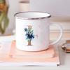 Alphabet Flower Letter Mug Coffee Cup Cold Coffee Cups Funny Mugs Cup for Tea Drinkware Rare Beer Travel Cute Original Unusual