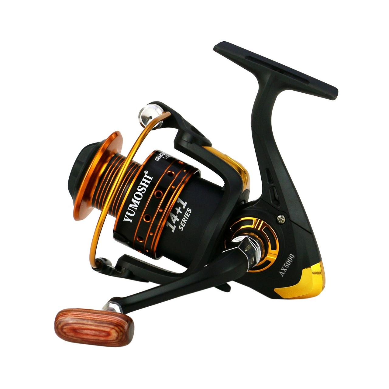 Long Cast Professional Fishing Reel Waterproof Design for Saltwater Use 2000