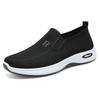 Men's Summer Slip-On Loafers - Soft Sole, Comfortable Flyknit Mesh, Breathable Casual Dad Shoes