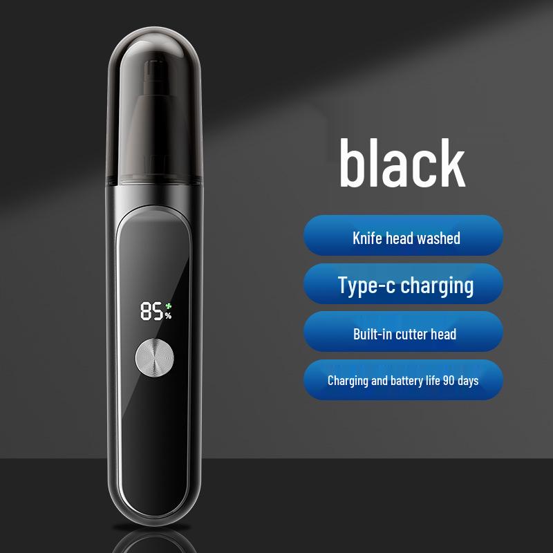 Men's Rechargeable Electric Nose Hair Trimmer & Shaver