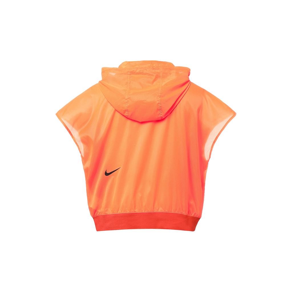 Nike Abbigliamento sportivo Tech Pack Gilet con cappuccio ampio a contrasto Donna Gilet Arancione AR3048-891