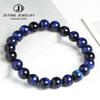 JD Naturstein Blaues Tigerauge Perlenarmbänder Damen Herren Reiki Heilung Yoga Meditation Charms Armreifen Pulseras Schmuck Geschenk