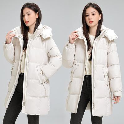 Baumwollkleidung Damen mittel und lang Winter neu locker Übergröße verdickte Brotkleidung Damen Baumwollkleidung Mode Mantel