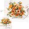 2PCS Artificial flower bouquets, artificial roses, high-end artificial flower bouquets.