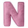 Pink Corduroy Letter Pillow A To Z English Alphabet Throw Pillow Decorative Capital Alphabet Shaped Hugging Cushion Sofa Bedroom Living Room Decor