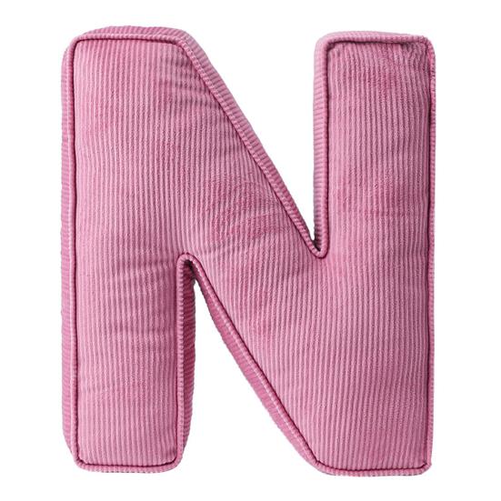 Pink Corduroy Letter Pillow A To Z English Alphabet Throw Pillow Decorative Capital Alphabet Shaped Hugging Cushion Sofa Bedroom Living Room Decor