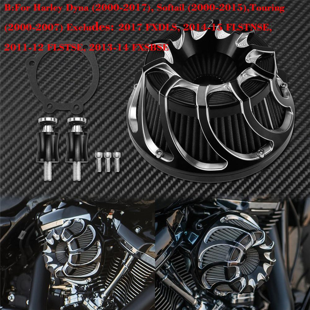 Motorcycle Air Cleaner Intake Filter Grey Element For Harley Touring Electra Street Glide FLHX Sportster XL Dyna Softail FLSTSE