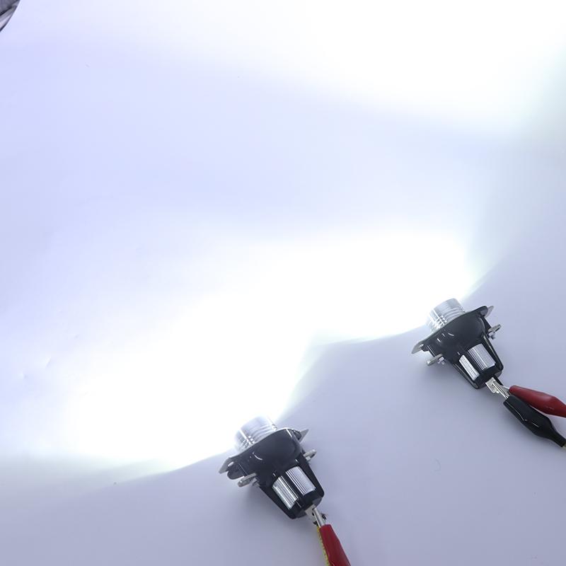 For BMW 3 Series E90 E91 LCI Gen Headlight LED Marker Angel Eyes 328i 335i 20W High Power Long Lasting Life Daytime Light