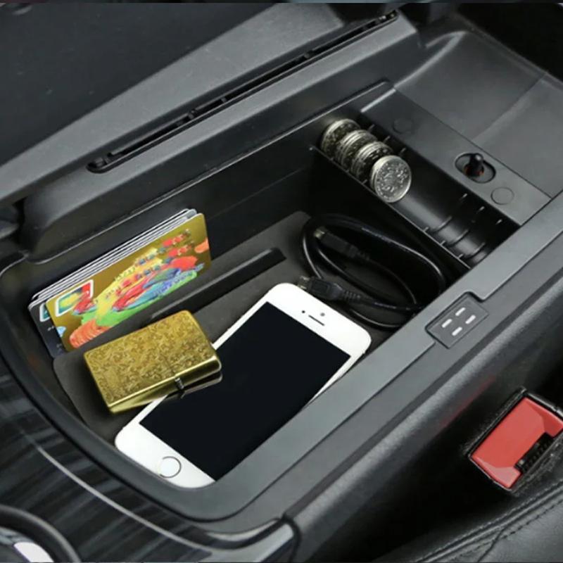 ABS Armlehnen-Aufbewahrungsbox Für Peugeot 3008 2012-2015 Auto Zentrales Handschuhfach Halter Gehäuse Palette Behälter Zubehör