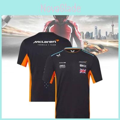 Breathable Mesh Fabric Fia Formula 1 World Championship Men's Summer Shirt