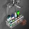 No-Drill Bathroom Shower Rack: Hanging Organizer for Shampoo and Toiletries