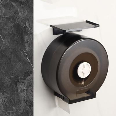 Wall-Mounted Toilet Paper Storage Box Waterproof Plastic Paper Towel Box Large Capacity Roll Paper Shelf Bathroom