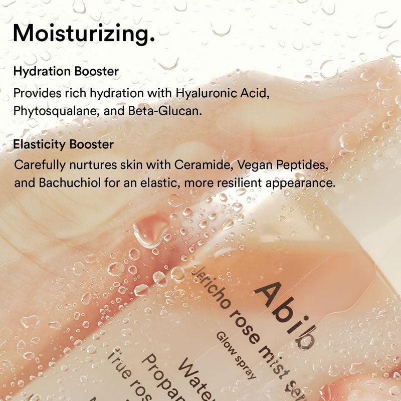 ABIB Mist Serum do Twarzy Róża Jerychońska Spray Glow 100ml / Tekstura olejowo-serum, Nawilżający, Nawilżający, Kosmetyki Koreańskie, Kbeauty