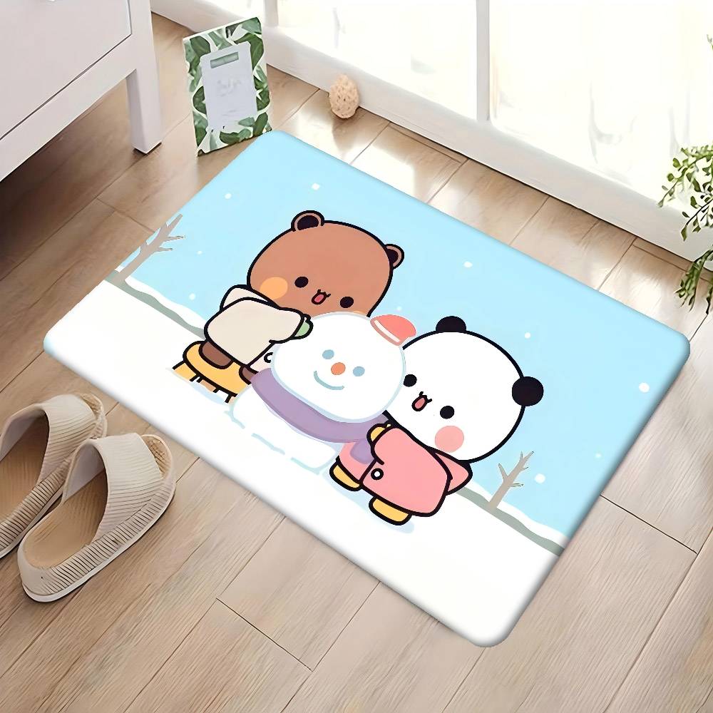 Dudu Bubu Cartoon Hallway Carpet Washable Non-Slip Living Room Sofa Chairs Area Mat Kitchen Doormat Area Rug