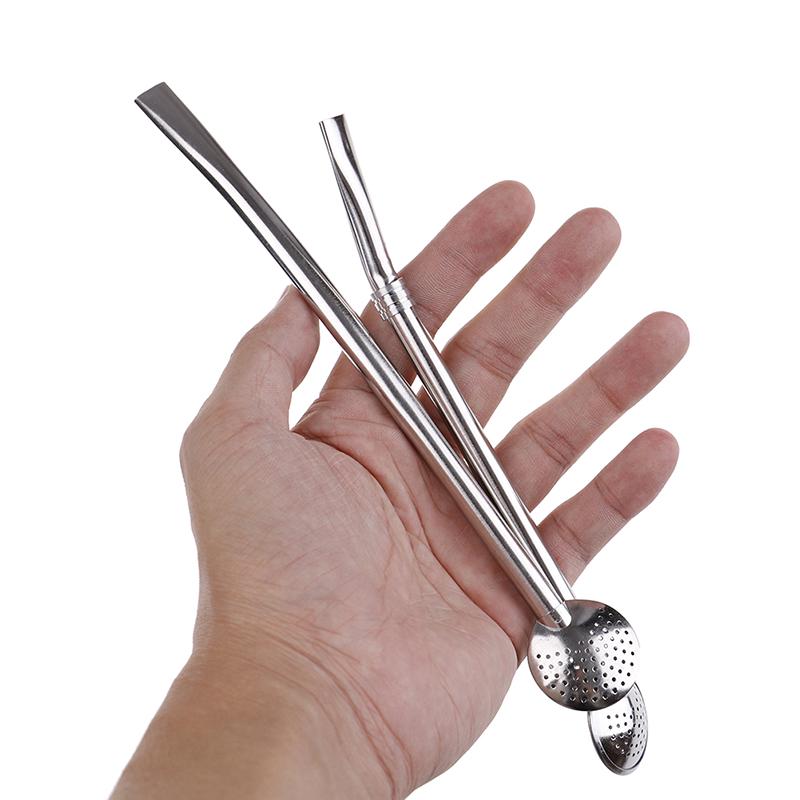 Yerba Mate Strohhalm Tee Trinken Bombillas Filterröhrchen Edelstahl Strohhalme