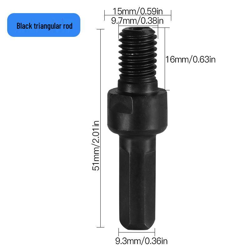 Cordless Drill To Grinder Adapter: Polishing & Cutting Tool with Self-Adhesive Pad