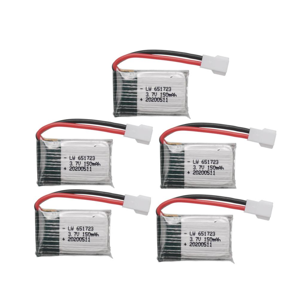 H8Mini 3.7v 150mah 651723 Lipo Battery and Charger For H2 H8 H48 U207 RC Quadcopter Drone Spare parts