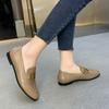 Women Flat Shoes Spring Fashion Brand Chain Women Slip On Loafers Shoes Flat Heel Casual British Style Oxford Shoes Plus Size