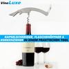 VinoLuxe Waiter's Knife Stainless Steel Waiter's Cutlery Corkscrew Sommelier Knife