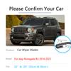For Jeep Renegade BU 2014~2023 Front Wiper Blades Cutter Window Windshield Windscreen Cleaning Brushes Washers Car