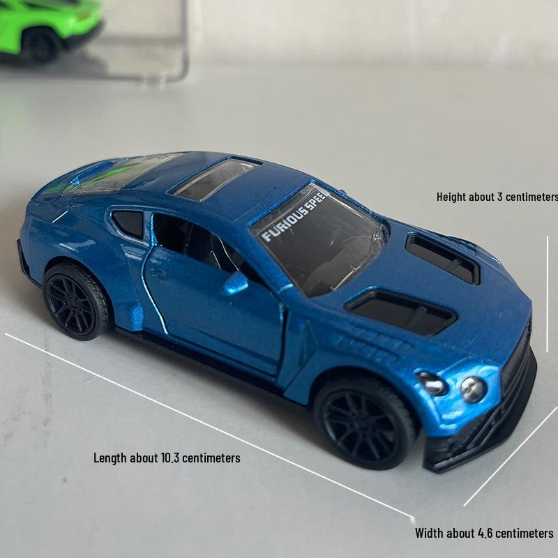 1:43 Alloy Pull-Back Sports Car Toy Figurine for Kids - Claw Machine Gashapon Gift.
