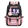 Large Capacity Schoolbag with Shoulder Strap; Student Three-piece Pencil Case Set