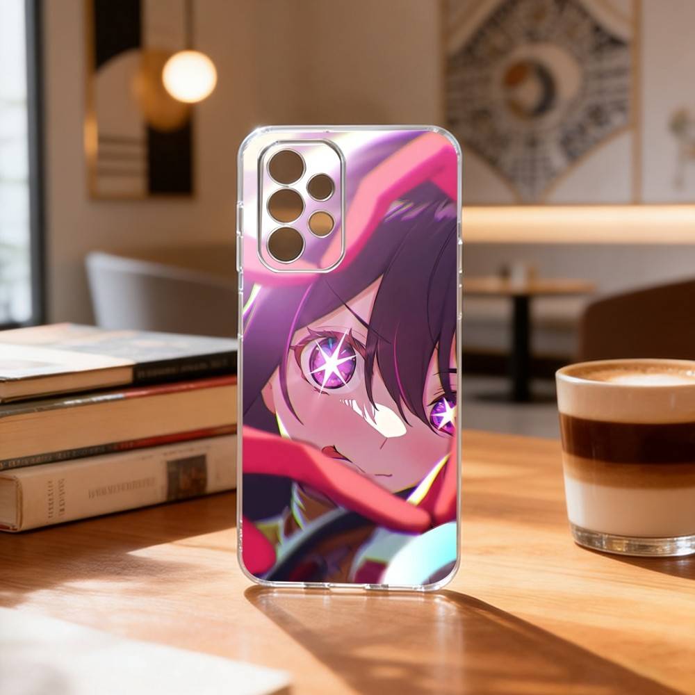 Oshi No Ko AI-Anime C-Cute  Phone Case Transparent Silicone Soft For Samsung S25,S24,S21,S22,S23,S30,Ultra,S20,Plus,Fe