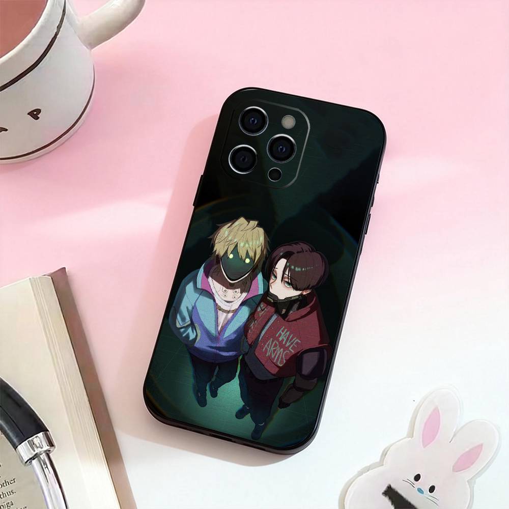 Anime M-Milky Subway  Phone Case For iPhone 17,16,15,14,13,12,11 Plus,Pro Max,Soft Silicone Black Cover